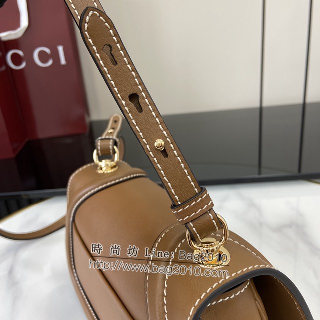 Gucci專櫃古馳最新款Blondie系列迷你肩背包斜挎女包 jh2149型號：815700
